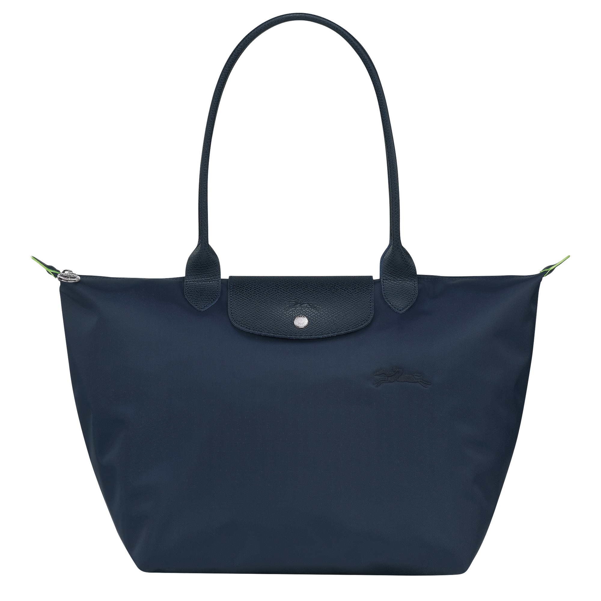 LE PLIAGE L TOTE BAG Navy - Recycled Canvas
